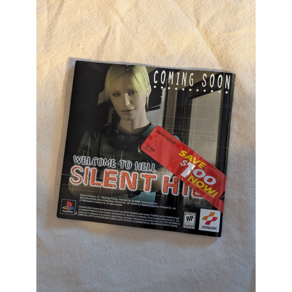 2009 Metal Gear Solid PlayStation 1 PS1 Manual Discs Black Complete CIB Working - Picture 6 of 6